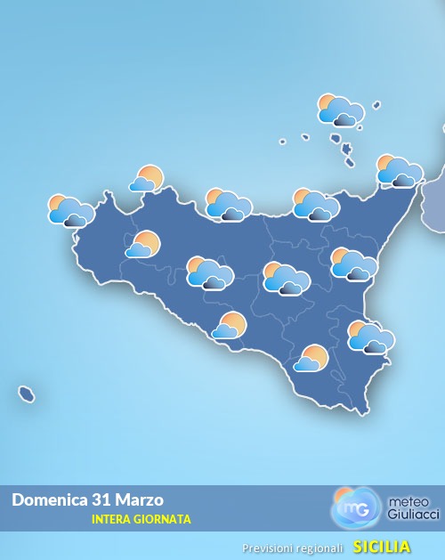 Meteo Sicilia previsioni fino a 15 giorni METEOGiuliacci.it