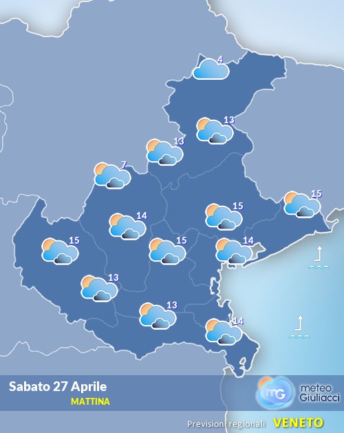 Meteo Veneto, Previsioni Fino A 15 Giorni METEOGiuliacci.it