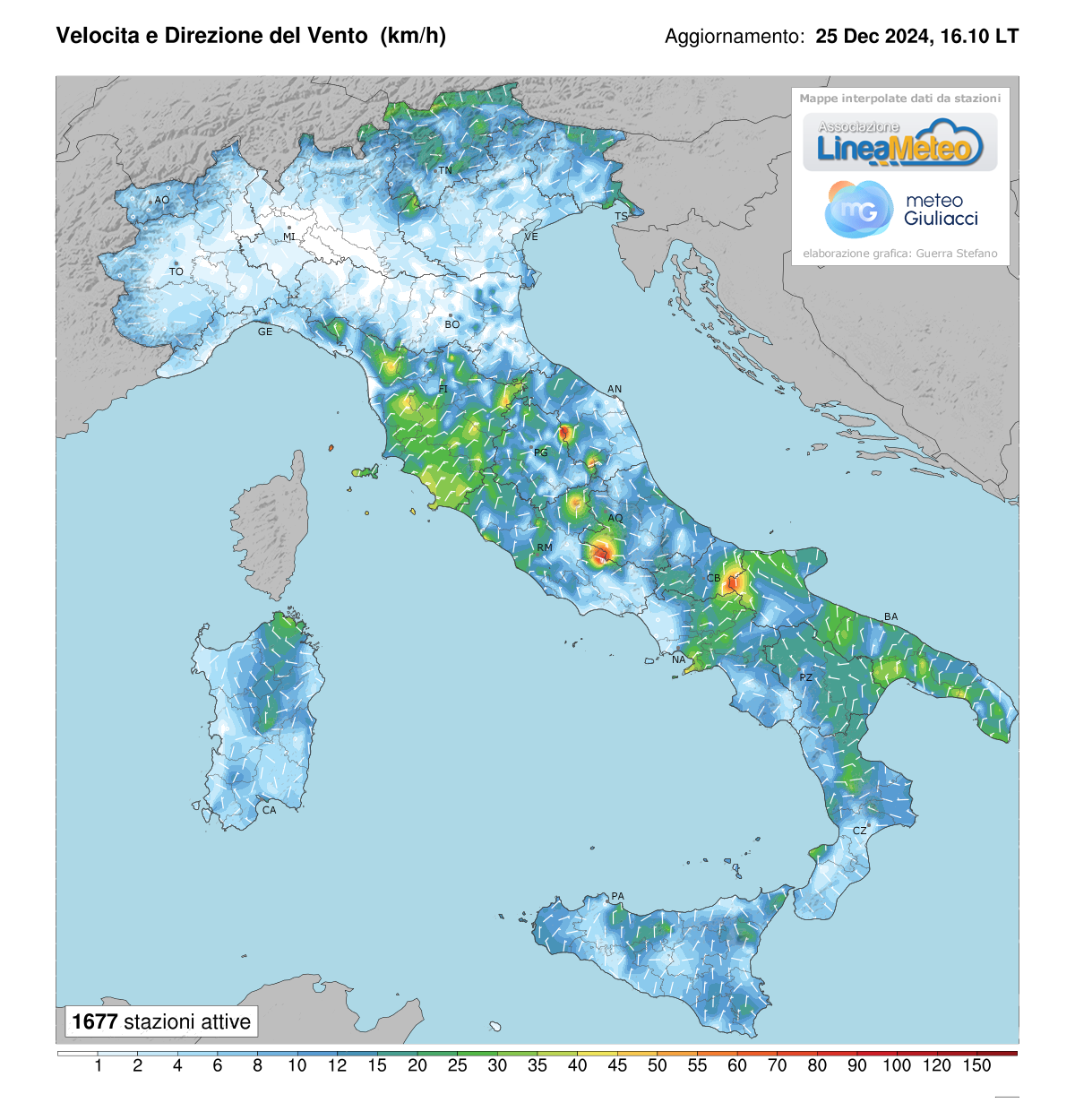 Mappe Realtime In Italia | Meteogiuliacci.it