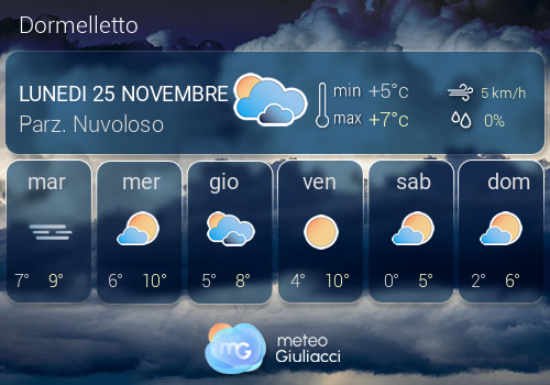 Previsioni Meteo Dormelletto