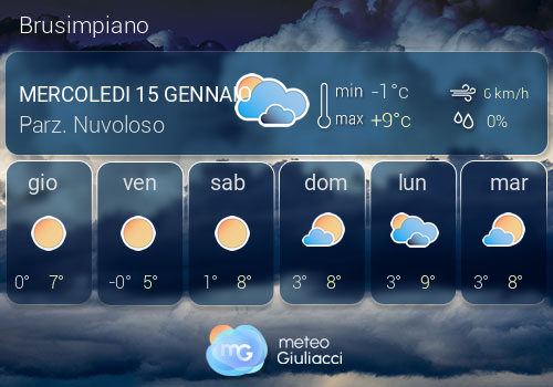 Previsioni Meteo Brusimpiano