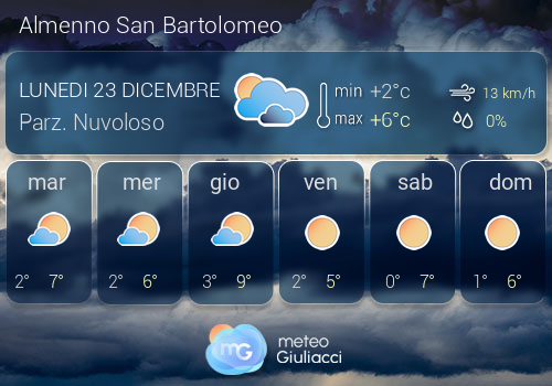 Previsioni Meteo Almenno San Bartolomeo