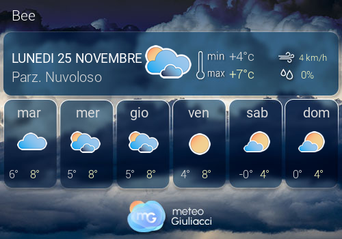 Previsioni Meteo Bee