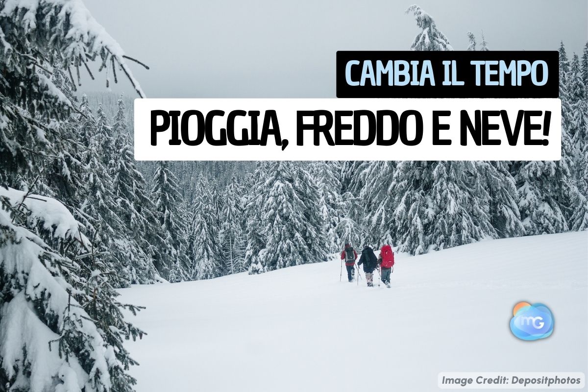 Meteo: Cambia Il Tempo, In Arrivo Pioggia, Freddo E Neve