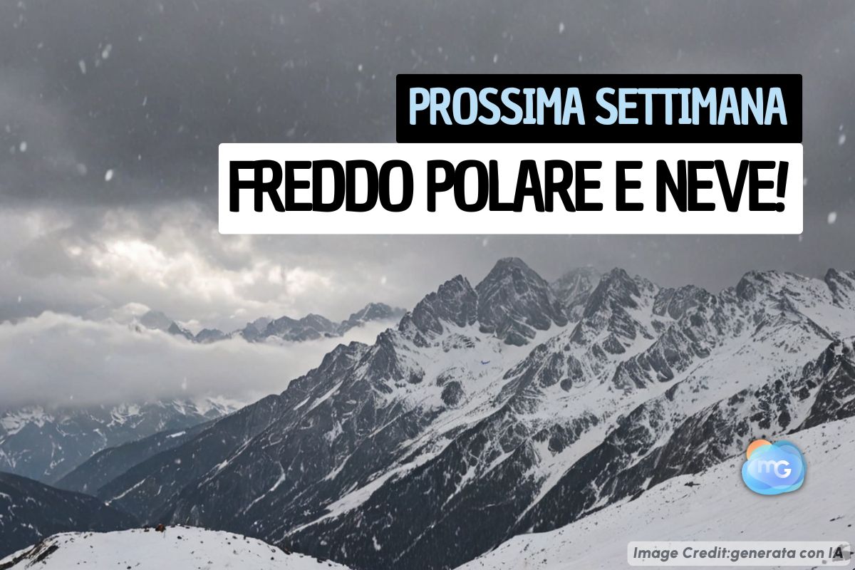 Articolo Meteo: prima ondata di freddo polare, irrompe l'inverno; la previsione