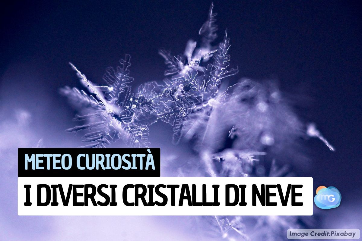 Meteo curiosità: la forma dei cristalli di neve dipende dal freddo